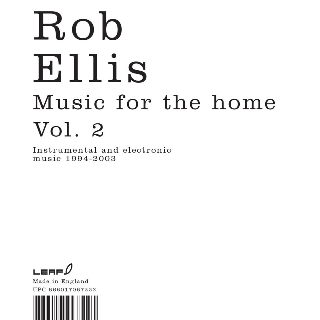 Rob Ellis: 'Music for the Home Vol. 2'